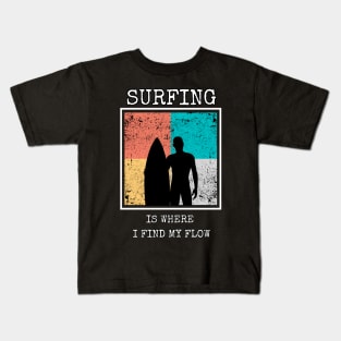 My Vibe is in surfing Kids T-Shirt